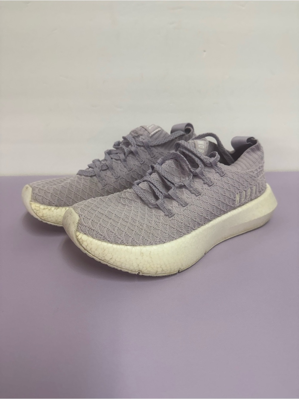NOBULL Lavender Fly Knit Running Shoes Sz 7 Women’s